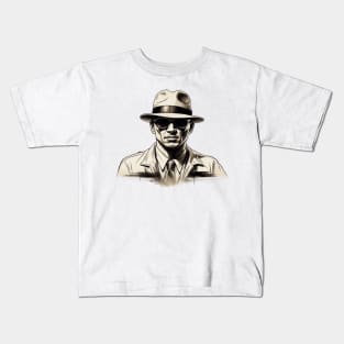 Gangster Vibe Sketch Design Kids T-Shirt